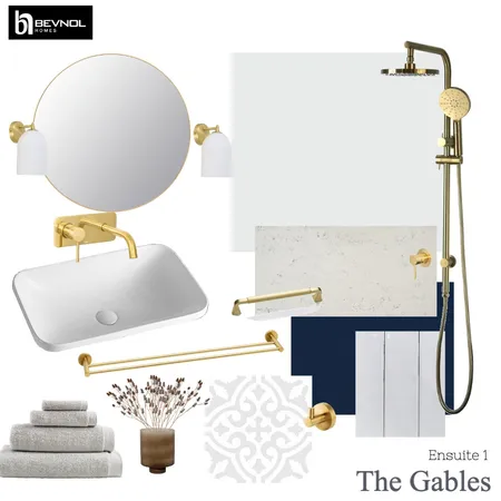 Bevnol Homes 'The Gables' Display Home Ensuite 1 Interior Design Mood Board by Linden & Co Interiors on Style Sourcebook