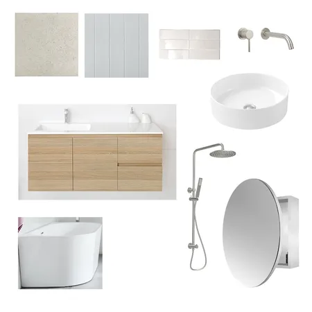 Main bathroom Interior Design Mood Board by Anna K on Style Sourcebook