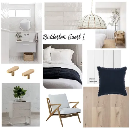 Biddeston Guest Master 1 Interior Design Mood Board by Element Interiors Co. on Style Sourcebook