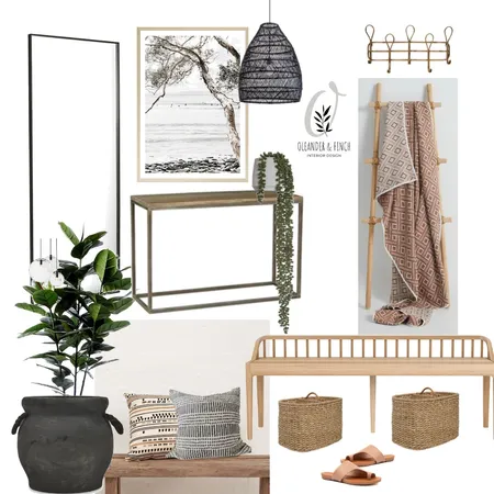 Entryway Interior Design Mood Board by Oleander & Finch Interiors on Style Sourcebook