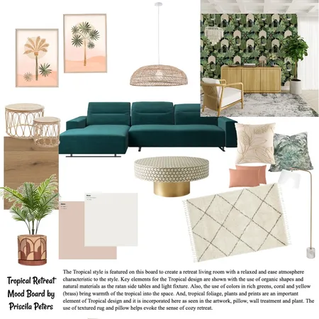 Mood Board - Assignment 3 Interior Design Mood Board by PriscilaPeters on Style Sourcebook