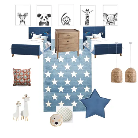 Imperial Ave - boys bedroom 2. Interior Design Mood Board by ONE CREATIVE on Style Sourcebook