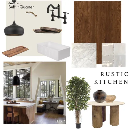 Rustic Kitchen Mood Board Interior Design Mood Board by abautis1 on Style Sourcebook