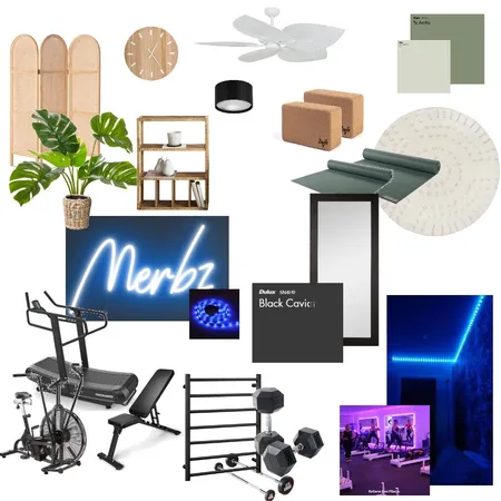 gym Interior Design Mood Board by shae z on Style Sourcebook