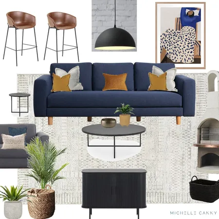 Luxury Industrial Interior Design Mood Board by Michelle Canny Interiors on Style Sourcebook