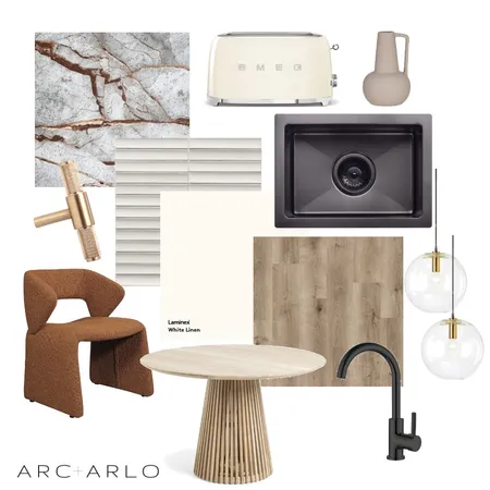 Modern Classic Kitchen Interior Design Mood Board by Arc and Arlo on Style Sourcebook