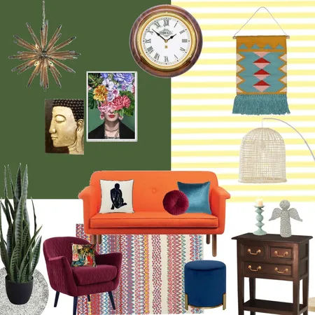 Retro Interior Design Mood Board by MLoaiza on Style Sourcebook