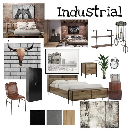 Industrial Interior Design Mood Board by Lauren Johnston on Style Sourcebook