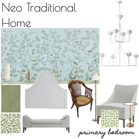 NEO TRAD HOME - Primary Bedroom Interior Design Mood Board by RLInteriors on Style Sourcebook