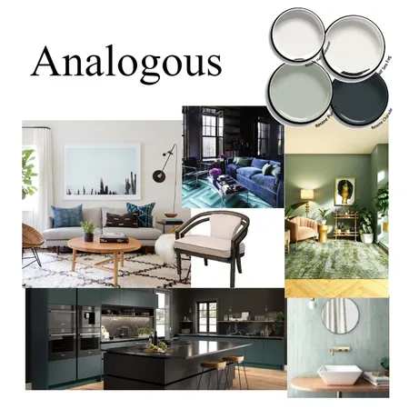 Analogous Interior Design Mood Board by Desiree Freeman on Style Sourcebook