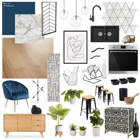 Modern Kitchen Interior Design Mood Board by Hope W. on Style Sourcebook