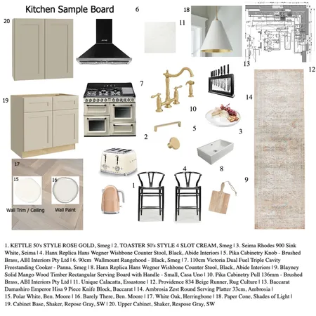 kitchen sample board draft Interior Design Mood Board by sydneyb30 on Style Sourcebook