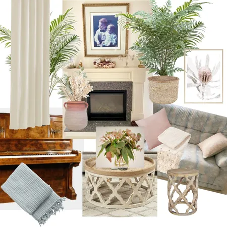 Cottage Lounge Room Interior Design Mood Board by AusseaSteph on Style Sourcebook