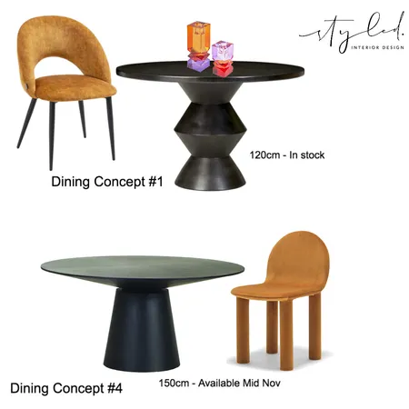 Leon Dining 1 & 4 Interior Design Mood Board by Styled Interior Design on Style Sourcebook