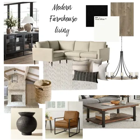 Modern Farmhouse Moodboard Interior Design Mood Board by Rawan Haddad on Style Sourcebook