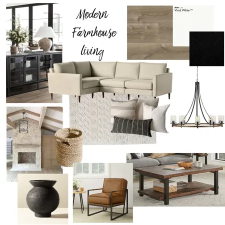 Modern Farmhouse Moodboard Interior Design Mood Board by Rawan Haddad on Style Sourcebook