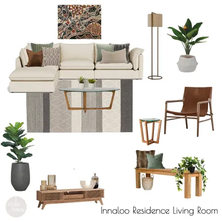 Innaloo Residence - Tan and Green Interior Design Mood Board by indi haus on Style Sourcebook