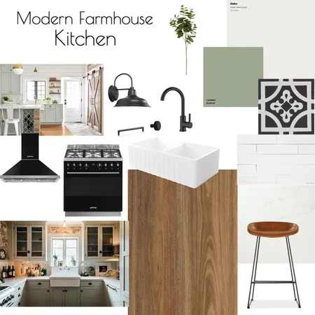 Modern Farmhouse Kitchen Interior Design Mood Board by aryanefb on Style Sourcebook