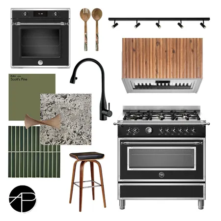 Bertazzoni Boldness Interior Design Mood Board by Alexandra Paul Interiors on Style Sourcebook