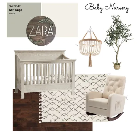 Baby Crocker Nursery Interior Design Mood Board by Kassandra Debattista on Style Sourcebook