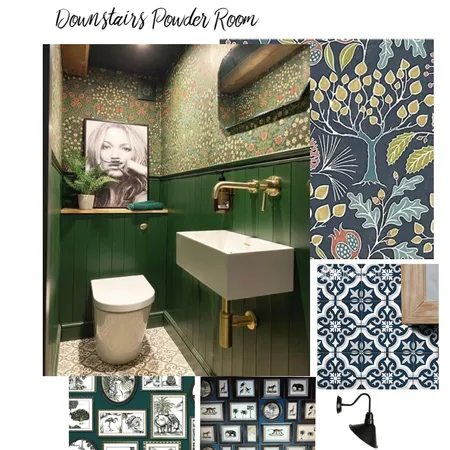 downstairs - Powder Room Interior Design Mood Board by MichelleC on Style Sourcebook