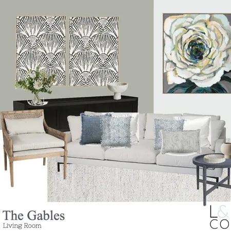 Bevnol Homes 'The Gables' Display Home Living Room Interior Design Mood Board by Linden & Co Interiors on Style Sourcebook