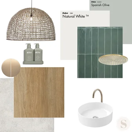 Shades of Green Interior Design Mood Board by BreeGoltz on Style Sourcebook