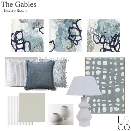 Bevnol Homes 'The Gables' Theatre Room Interior Design Mood Board by Linden & Co Interiors on Style Sourcebook