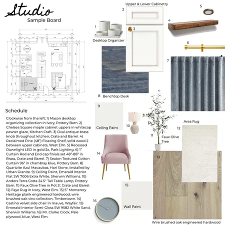 Study Interior Design Mood Board by heather.quist on Style Sourcebook