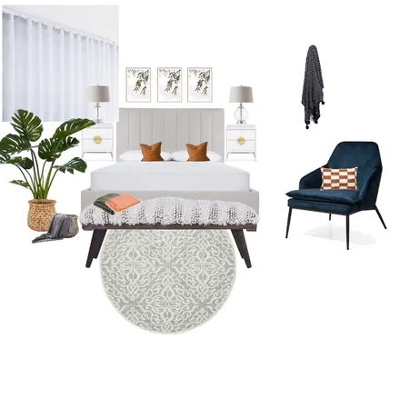 modern country guest bedroom Interior Design Mood Board by KhasChase on Style Sourcebook