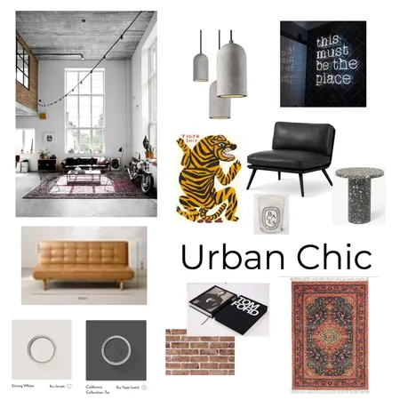 Assignment 3 - Urban Chic Interior Design Mood Board by alix.gledhill on Style Sourcebook