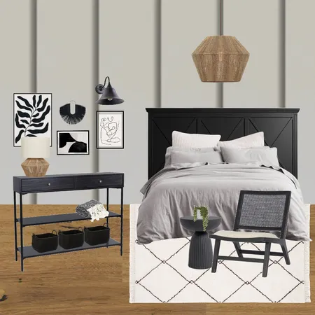 bedroom - black Interior Design Mood Board by CC Interiors on Style Sourcebook