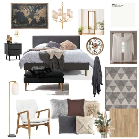 Bedroom Interior Design Mood Board by geetikaklr on Style Sourcebook