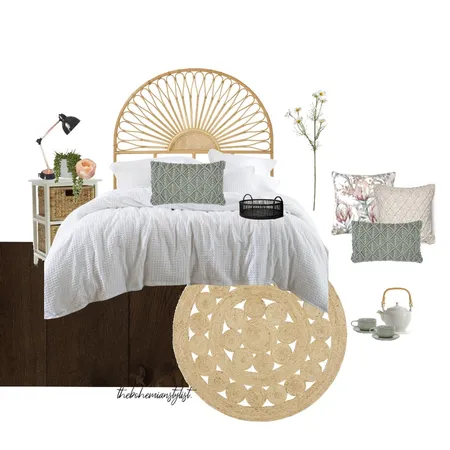 Guest Bedroom Interior Design Mood Board by thebohemianstylist on Style Sourcebook