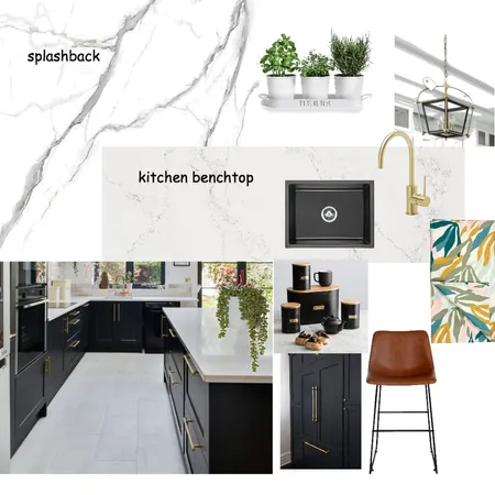 B&W kitchen Interior Design Mood Board by NN2208 on Style Sourcebook