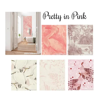 Pretty in Pink Interior Design Mood Board by Robyn Chamberlain on Style Sourcebook