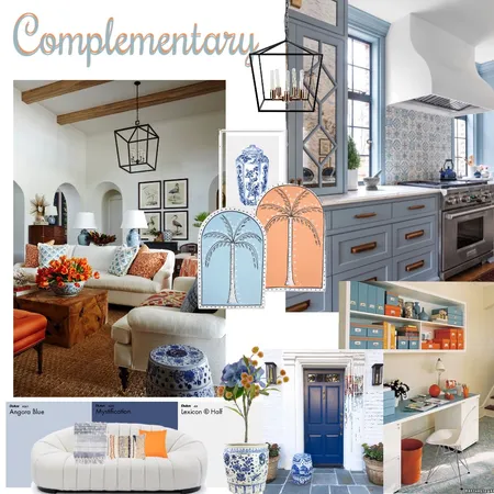 Complimentary Colors <3 Interior Design Mood Board by CourtneyDotson on Style Sourcebook