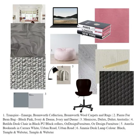 Module 9 Guest Room Interior Design Mood Board by Joanne's Designs on Style Sourcebook