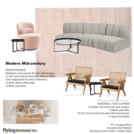 P1: Furniture Selection Interior Design Mood Board by Flyingmouse inc on Style Sourcebook