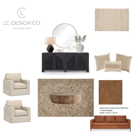 Dom - Living Room Interior Design Mood Board by LC Design Co. on Style Sourcebook