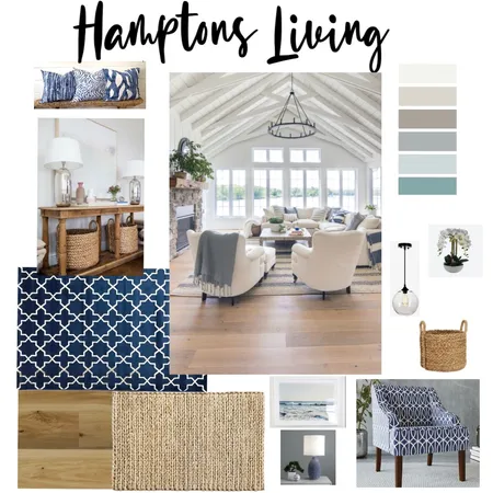 Module 3 - Hamptons Interior Design Mood Board by bartlettz on Style Sourcebook