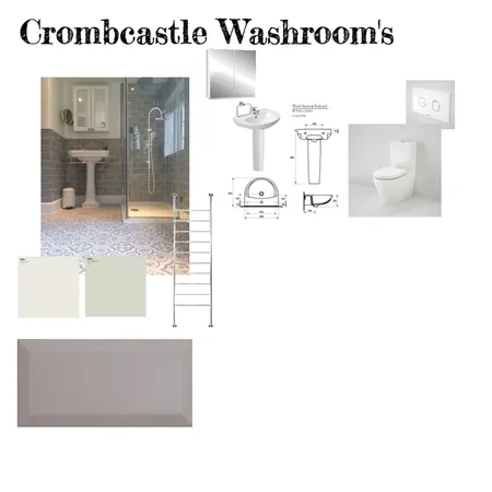 Crombcastle Farmhouse Modern Washroom Interior Design Mood Board by Dogwood Properties on Style Sourcebook