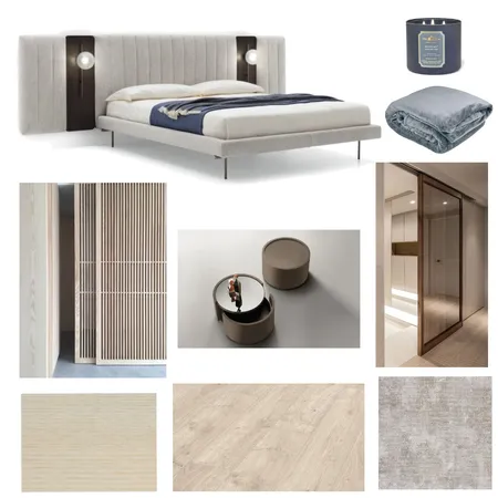 Bedroom - Relax in deep blue Interior Design Mood Board by mterzin on Style Sourcebook