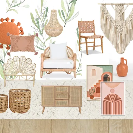 BoHo Style Interior Design Mood Board by pazsivan on Style Sourcebook