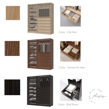 Walk in Robe Cabinetry Colours Interior Design Mood Board by LWTJ on Style Sourcebook