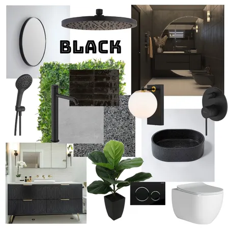 Black Interior Design Mood Board by CSugden on Style Sourcebook