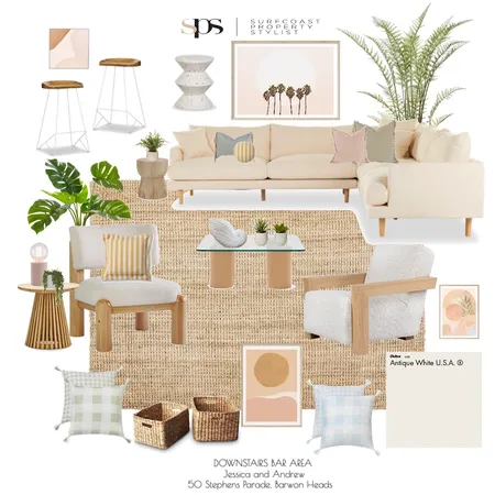 Mood board jess bar living Interior Design Mood Board by Tylersurfcoastpropertystylist on Style Sourcebook