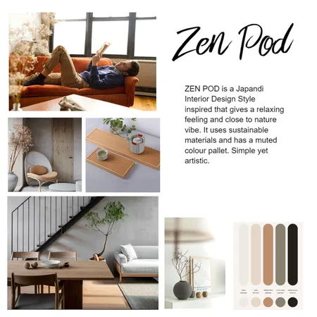 Zen Pod Interior Design Mood Board by Loriemin on Style Sourcebook