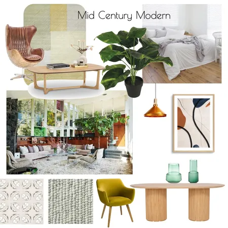 Mid century modern Interior Design Mood Board by Hannah.spalding on Style Sourcebook