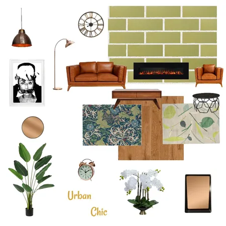 Urban Chic Interior Design Mood Board by Iskra on Style Sourcebook